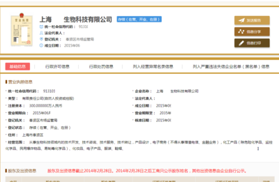 上海優(yōu)質(zhì)生物科技公司技術(shù)轉(zhuǎn)讓，機(jī)會(huì)難得，低價(jià)急售